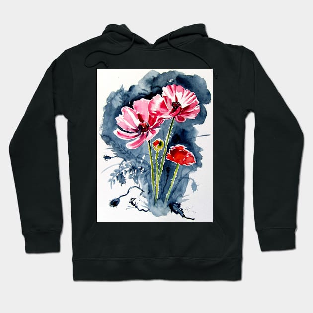 Some poppies flower Hoodie by kovacsannabrigi